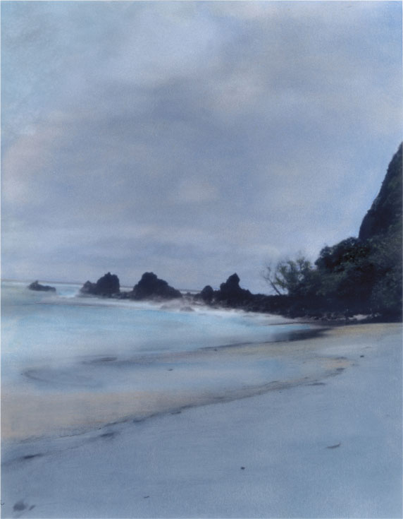 Blue Mood - Hand Colored Silver Gelatin Photography by Gwen Arkin